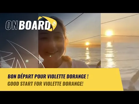 Bon départ pour Violette Dorange | New York Vendée 2024