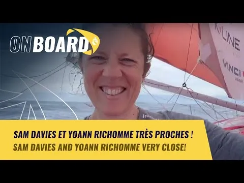 Sam Davies et Yoann Richomme très proches | New York Vendée 2024