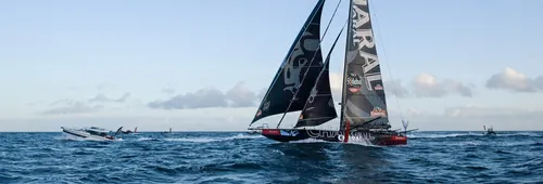 Arrivée Jérémie Beyou