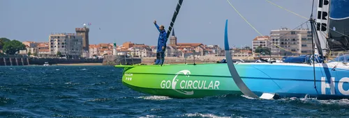 Nicolas Lunven arrive aux Sables d'Olonne